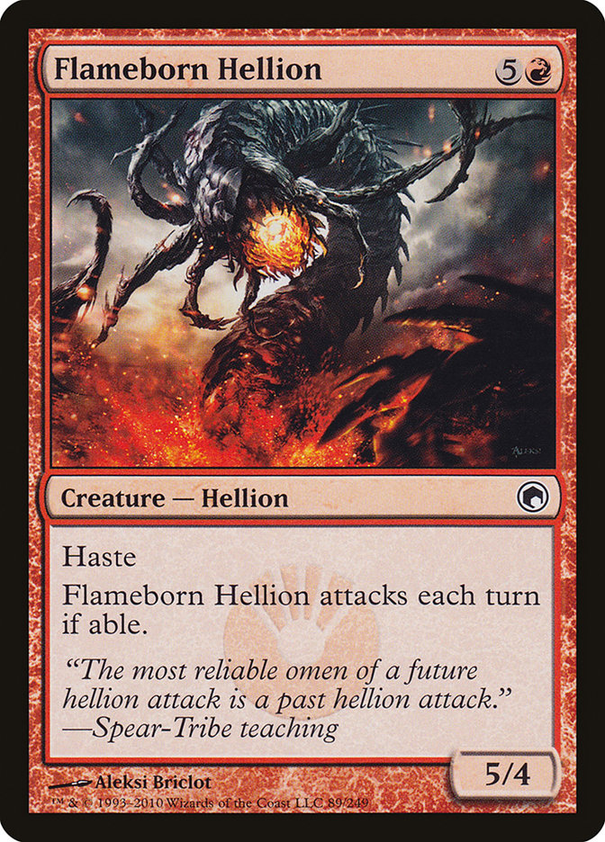 Flameborn Hellion [Scars of Mirrodin] | Anubis Games and Hobby