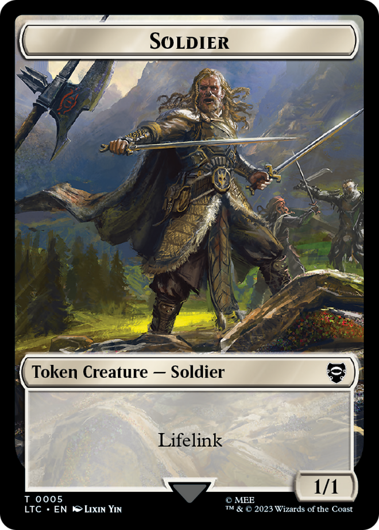 Soldier // Food Token [The Lord of the Rings: Tales of Middle-Earth Commander Tokens] | Anubis Games and Hobby