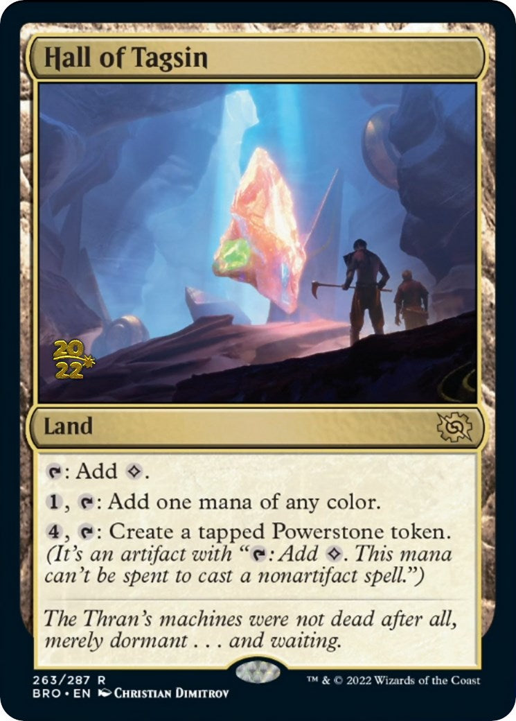 Hall of Tagsin [The Brothers' War Prerelease Promos] | Anubis Games and Hobby