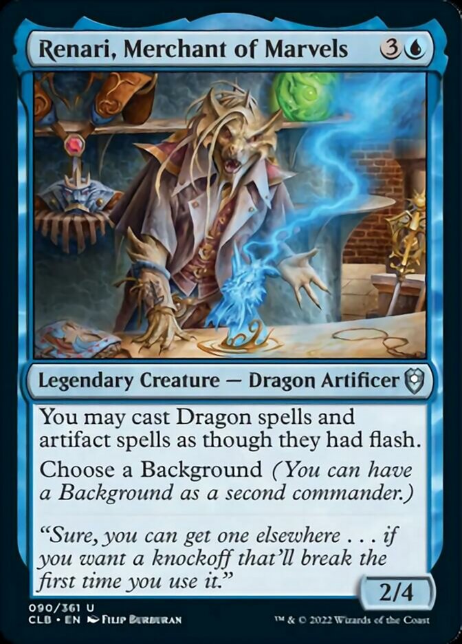 Renari, Merchant of Marvels [Commander Legends: Battle for Baldur's Gate] | Anubis Games and Hobby