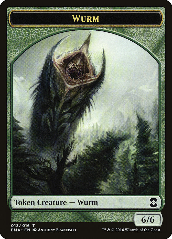 Wurm Token [Eternal Masters Tokens] | Anubis Games and Hobby