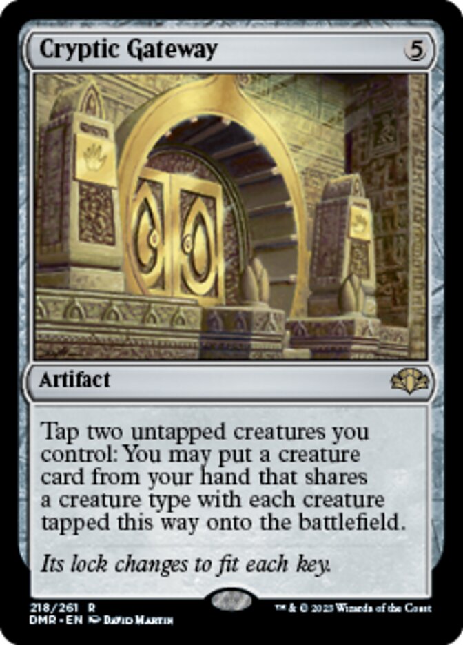 Cryptic Gateway [Dominaria Remastered] | Anubis Games and Hobby