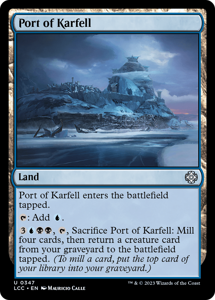 Port of Karfell [The Lost Caverns of Ixalan Commander] | Anubis Games and Hobby