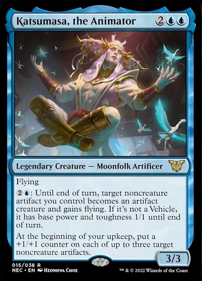 Katsumasa, the Animator [Kamigawa: Neon Dynasty Commander] | Anubis Games and Hobby