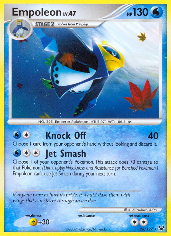 Empoleon (26/127) [Platinum: Base Set] | Anubis Games and Hobby