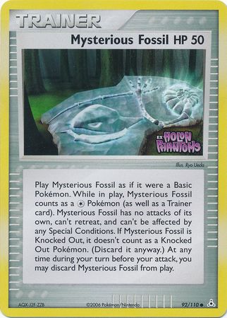 Mysterious Fossil (92/110) (Stamped) [EX: Holon Phantoms] | Anubis Games and Hobby