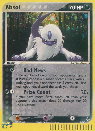 Absol (1/97) [EX: Dragon] | Anubis Games and Hobby