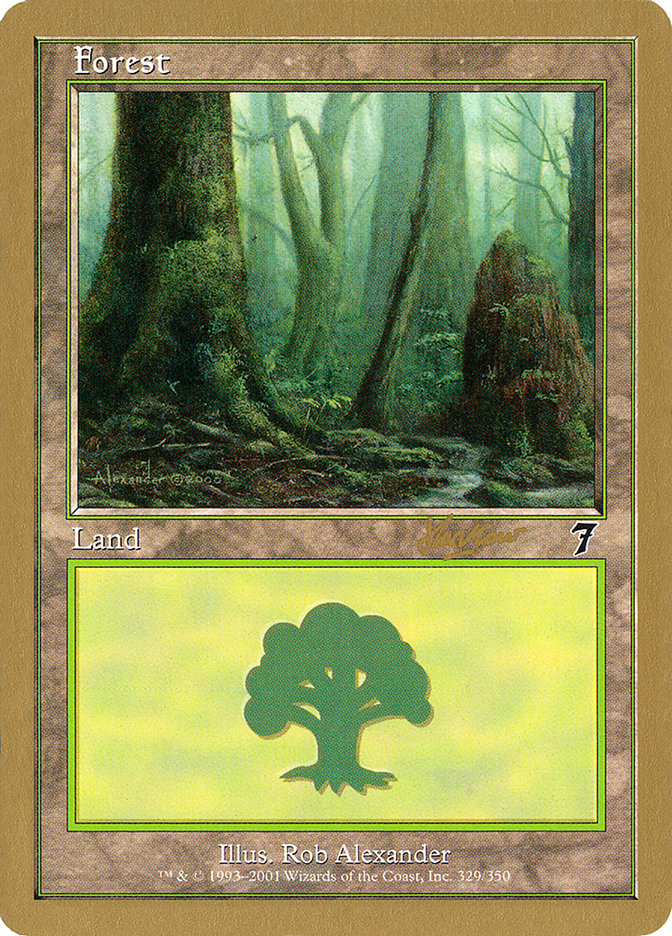 Forest (329) (Sim Han How) [World Championship Decks 2002] | Anubis Games and Hobby