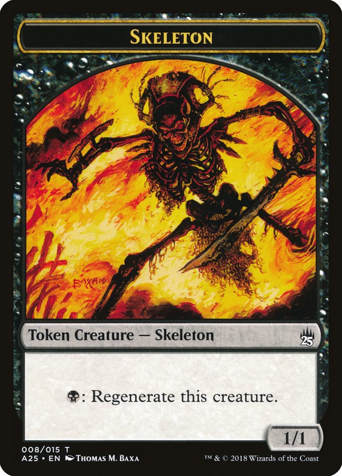 Skeleton Token [Masters 25 Tokens] | Anubis Games and Hobby