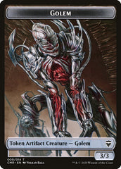 Copy (013) // Golem Double-Sided Token [Commander Legends Tokens] | Anubis Games and Hobby