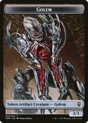 Golem // Thrull Double-Sided Token [Commander Legends Tokens] | Anubis Games and Hobby