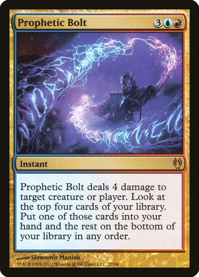 Prophetic Bolt [Duel Decks: Izzet vs. Golgari] | Anubis Games and Hobby