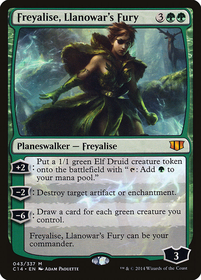 Freyalise, Llanowar's Fury [Commander 2014] | Anubis Games and Hobby