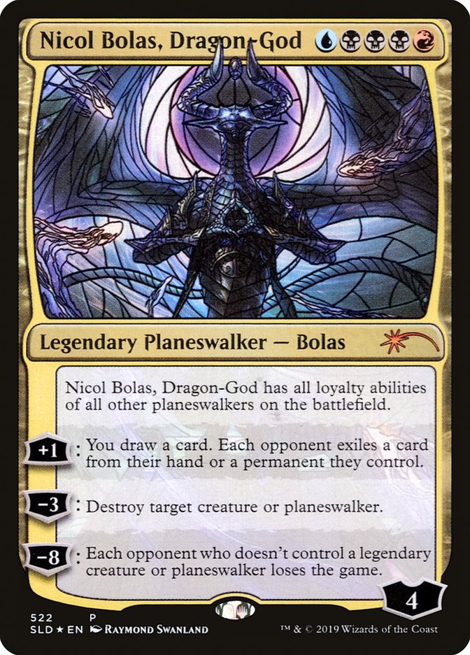 Nicol Bolas, Dragon-God (Stained Glass) [Secret Lair Drop Promos] | Anubis Games and Hobby