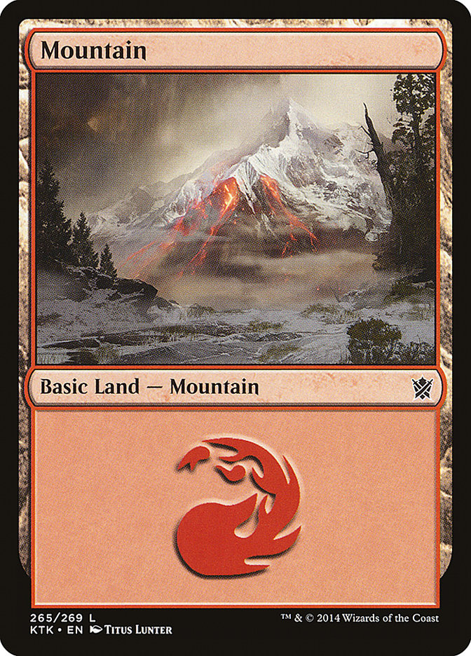 Mountain (265) [Khans of Tarkir] | Anubis Games and Hobby