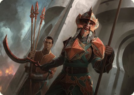 Siege Veteran Art Card [The Brothers' War Art Series] | Anubis Games and Hobby