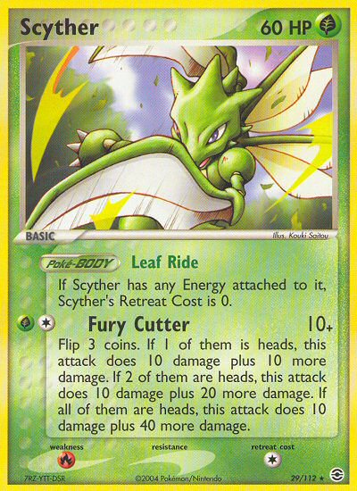 Scyther (29/112) [EX: FireRed & LeafGreen] | Anubis Games and Hobby