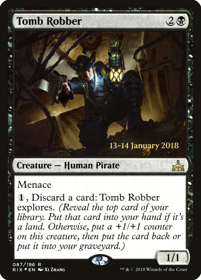 Tomb Robber [Rivals of Ixalan Prerelease Promos] | Anubis Games and Hobby