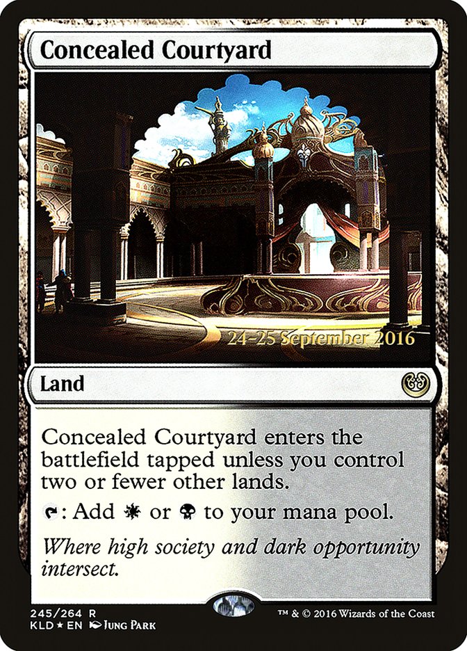 Concealed Courtyard [Kaladesh Prerelease Promos] | Anubis Games and Hobby