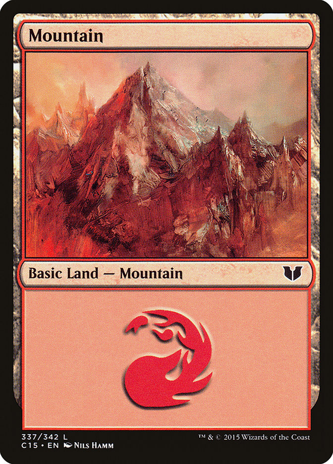 Mountain (337) [Commander 2015] | Anubis Games and Hobby