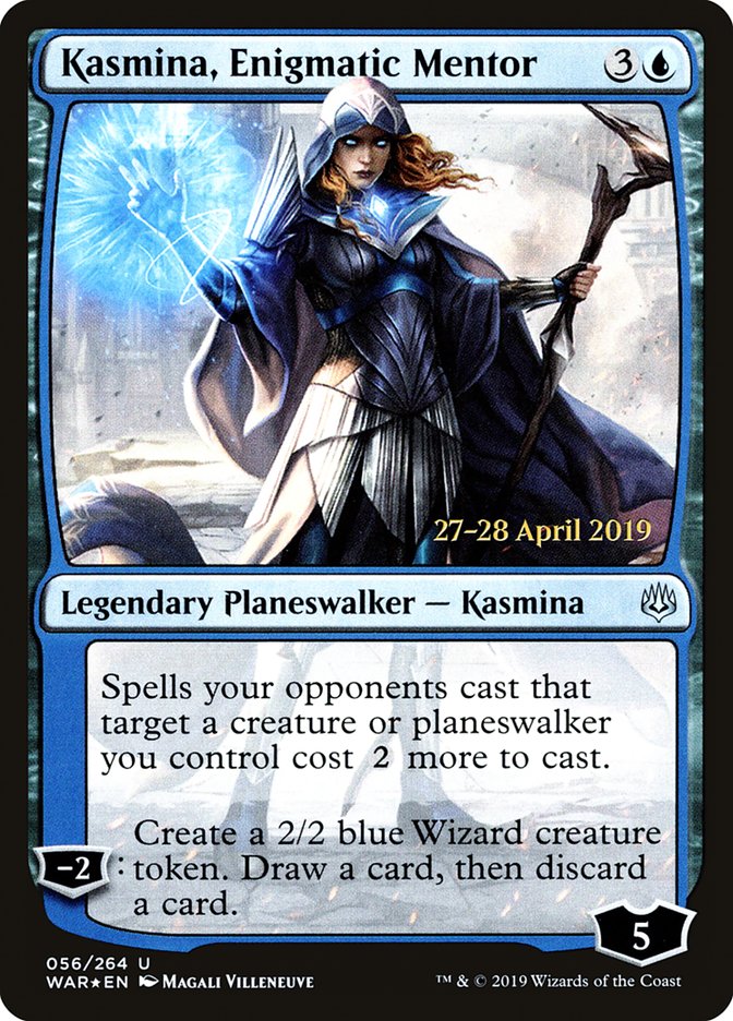 Kasmina, Enigmatic Mentor [War of the Spark Prerelease Promos] | Anubis Games and Hobby