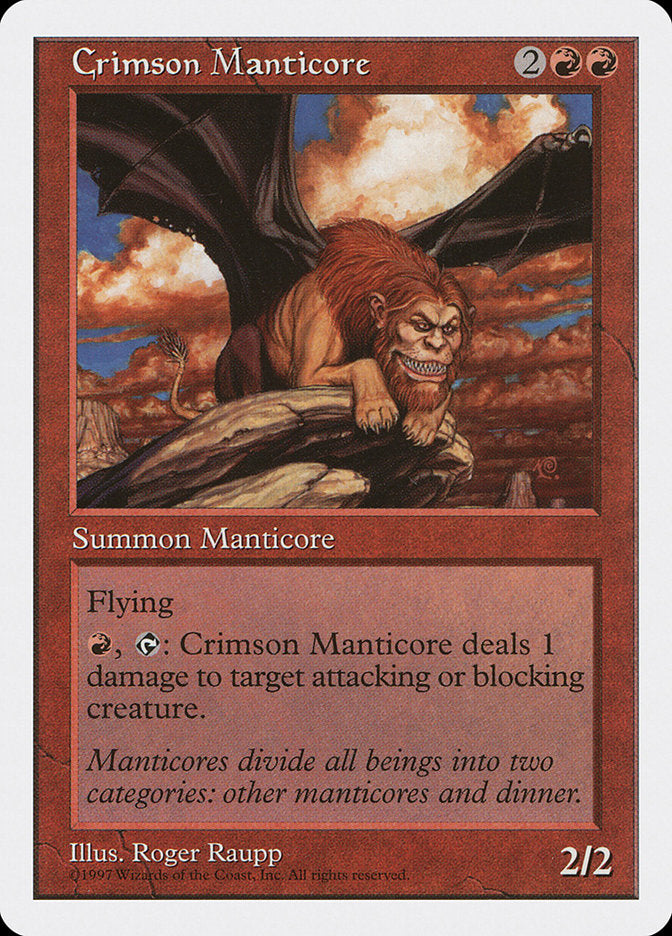 Crimson Manticore [Fifth Edition] | Anubis Games and Hobby