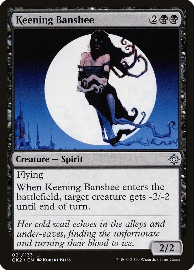Keening Banshee [Ravnica Allegiance Guild Kit] | Anubis Games and Hobby