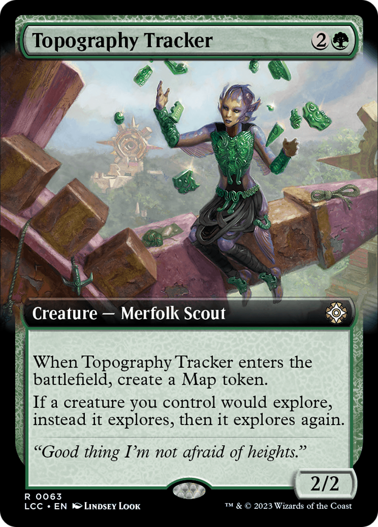 Topography Tracker (Extended Art) [The Lost Caverns of Ixalan Commander] | Anubis Games and Hobby