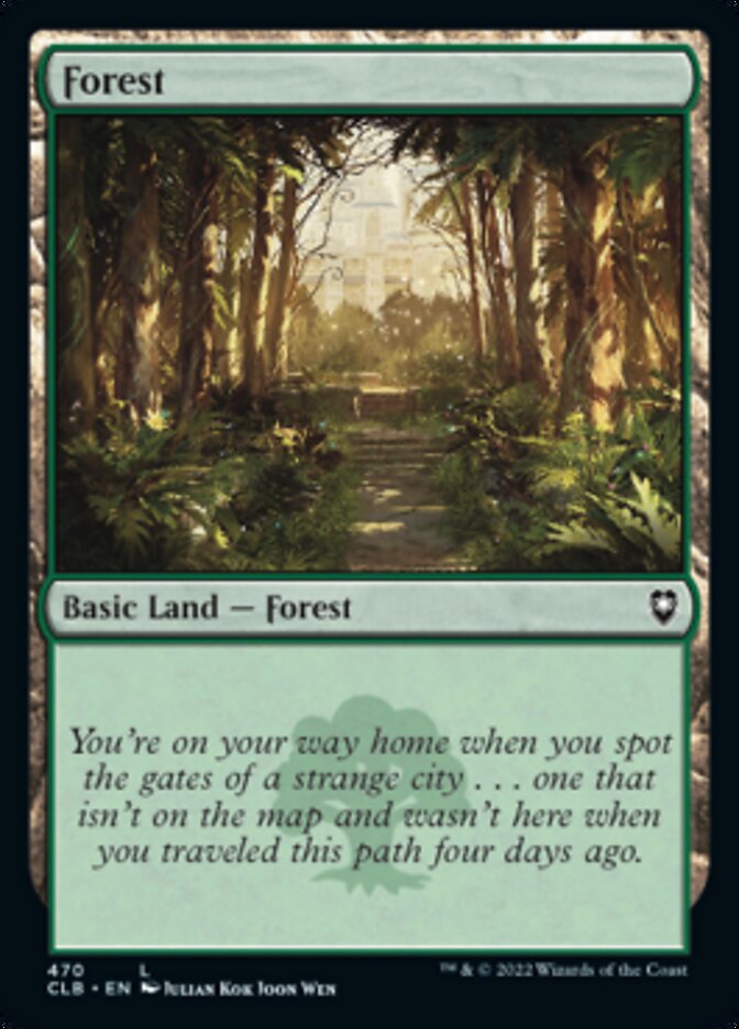 Forest (470) [Commander Legends: Battle for Baldur's Gate] | Anubis Games and Hobby