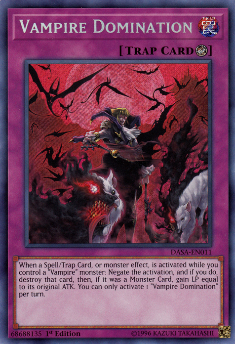 Vampire Domination [DASA-EN011] Secret Rare | Anubis Games and Hobby