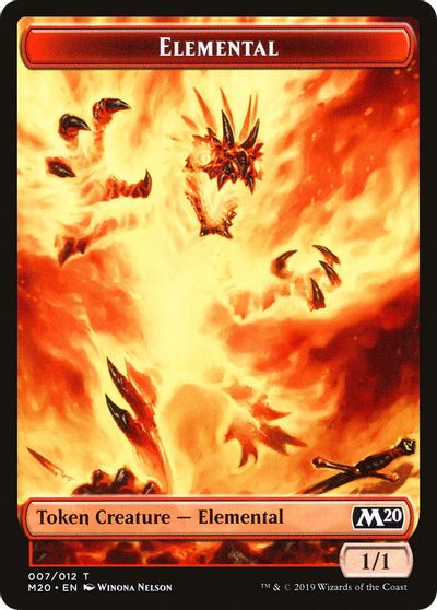 Elemental // Satyr Double-Sided Token [Challenger Decks 2020 Tokens] | Anubis Games and Hobby