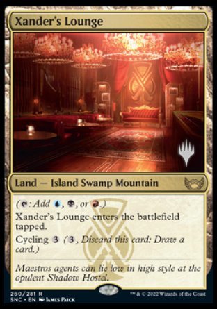 Xander's Lounge (Promo Pack) [Streets of New Capenna Promos] | Anubis Games and Hobby