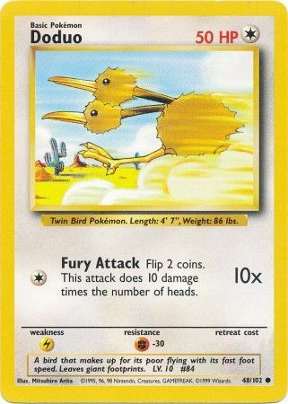 Doduo (48/102) [Base Set Unlimited] | Anubis Games and Hobby