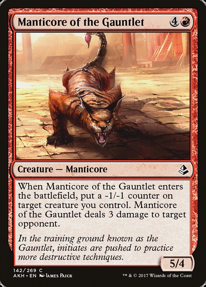 Manticore of the Gauntlet [Amonkhet] | Anubis Games and Hobby