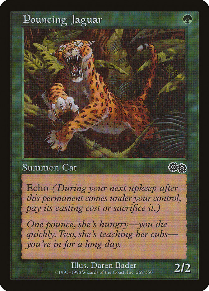 Pouncing Jaguar [Urza's Saga] | Anubis Games and Hobby