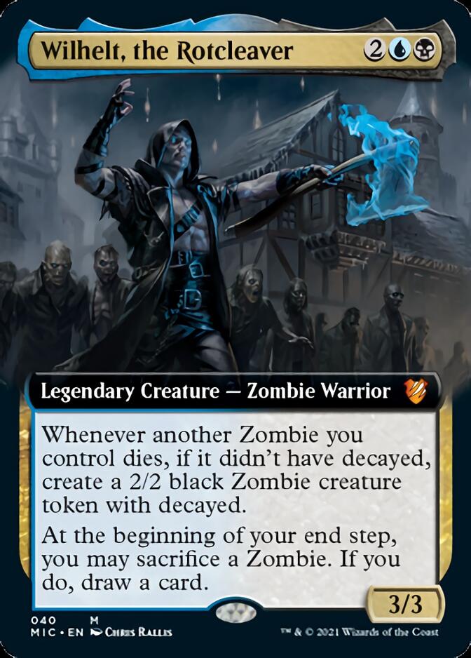 Wilhelt, the Rotcleaver (Extended Art) [Innistrad: Midnight Hunt Commander] | Anubis Games and Hobby