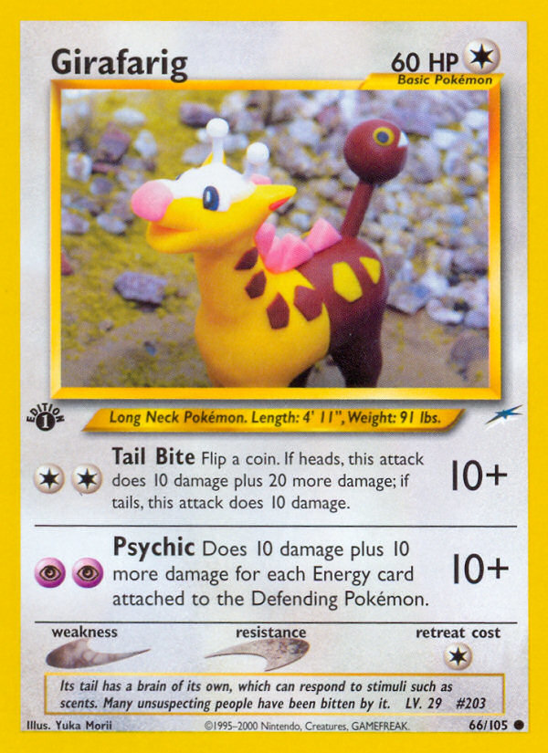 Girafarig (66/105) [Neo Destiny 1st Edition] | Anubis Games and Hobby