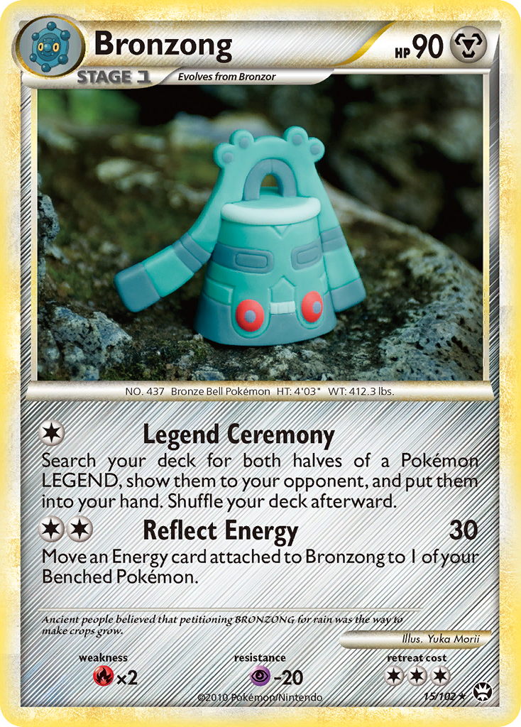 Bronzong (15/102) [HeartGold & SoulSilver: Triumphant] | Anubis Games and Hobby