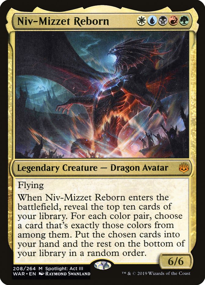 Niv-Mizzet Reborn [War of the Spark] | Anubis Games and Hobby