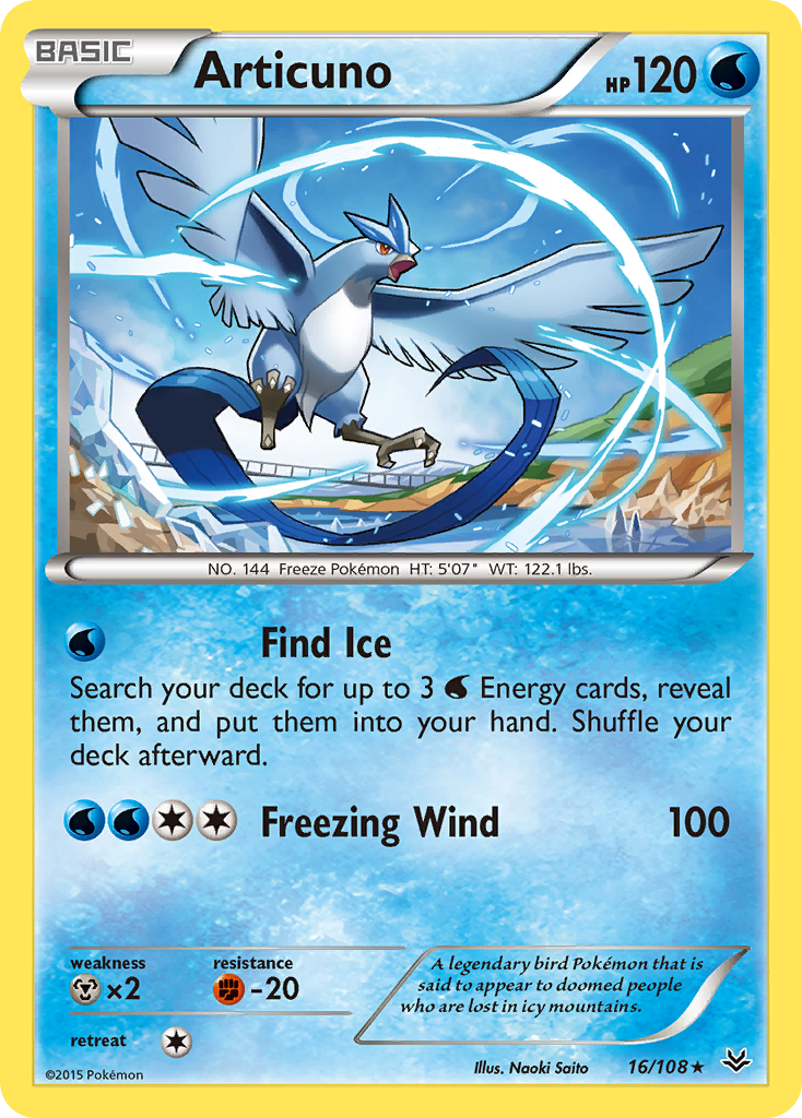 Articuno (16/108) [XY: Roaring Skies] | Anubis Games and Hobby