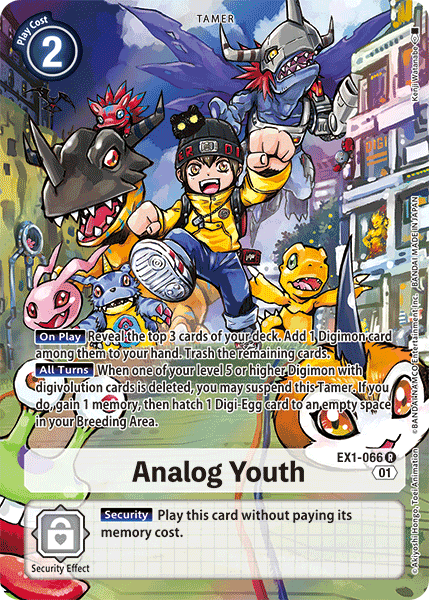 Analog Youth [EX1-066] (Alternate Art) [Classic Collection] | Anubis Games and Hobby