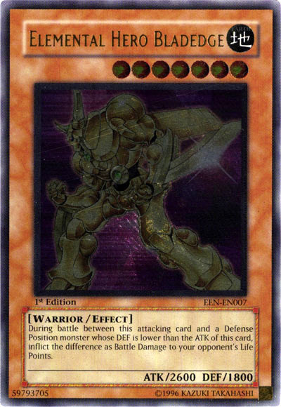 Elemental Hero Bladedge [EEN-EN007] Ultimate Rare | Anubis Games and Hobby