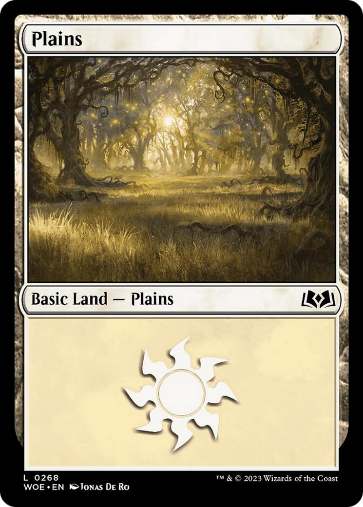 Plains (0268) [Wilds of Eldraine] | Anubis Games and Hobby