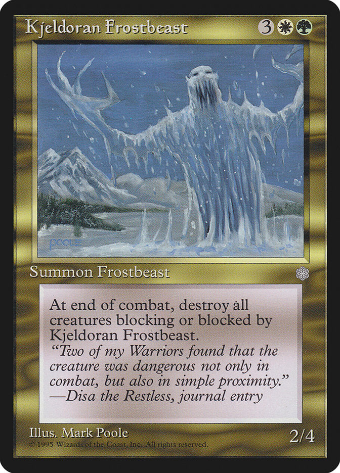 Kjeldoran Frostbeast [Ice Age] | Anubis Games and Hobby