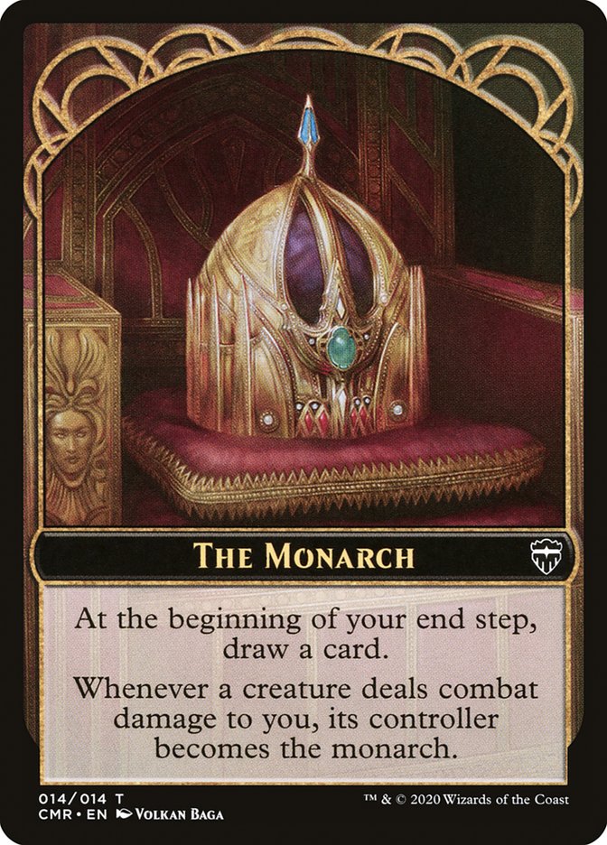 The Monarch Token [Commander Legends Tokens] | Anubis Games and Hobby