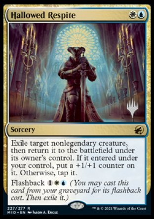 Hallowed Respite (Promo Pack) [Innistrad: Midnight Hunt Promos] | Anubis Games and Hobby