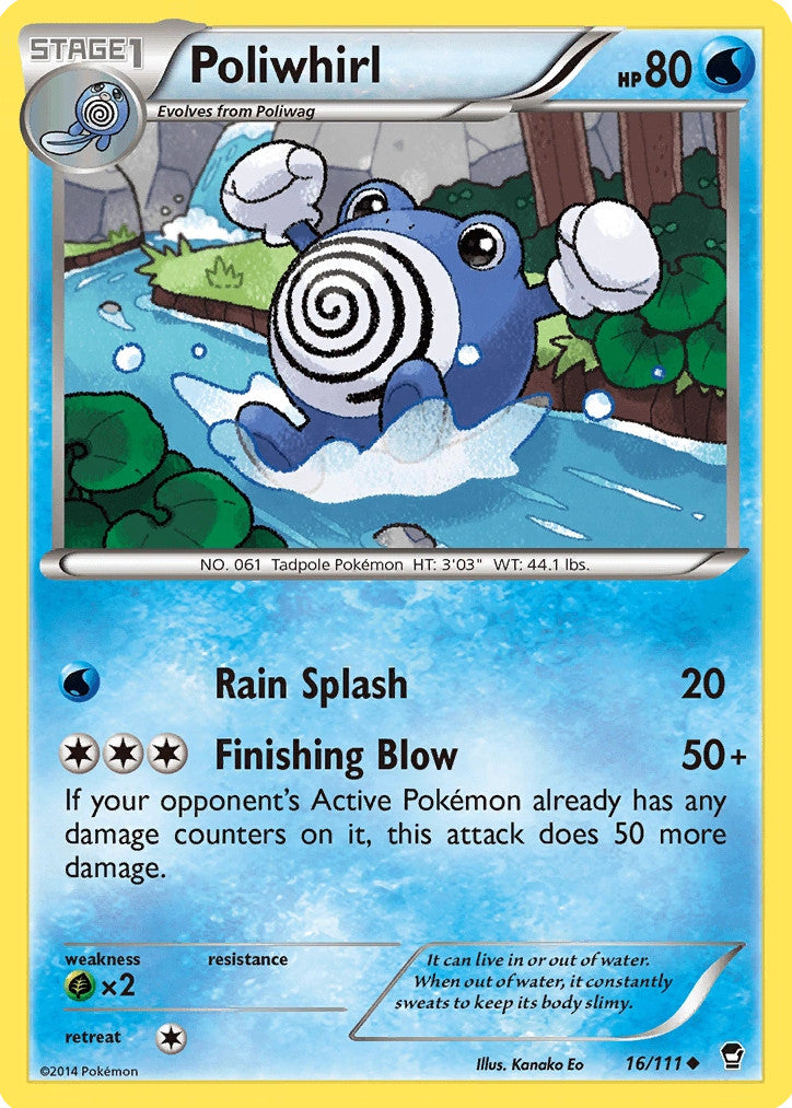 Poliwhirl (16/111) [XY: Furious Fists] | Anubis Games and Hobby