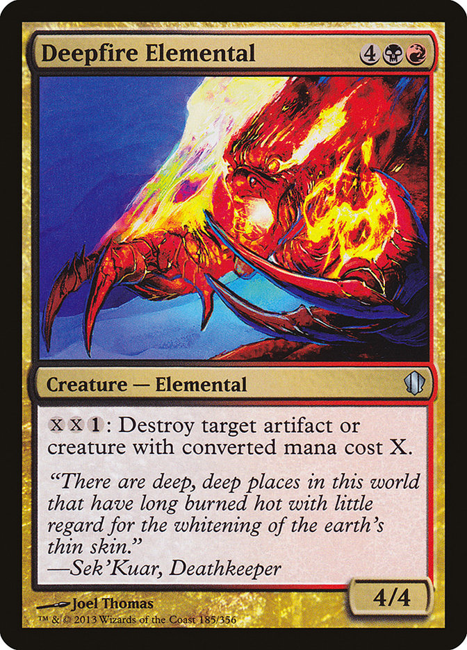 Deepfire Elemental [Commander 2013] | Anubis Games and Hobby