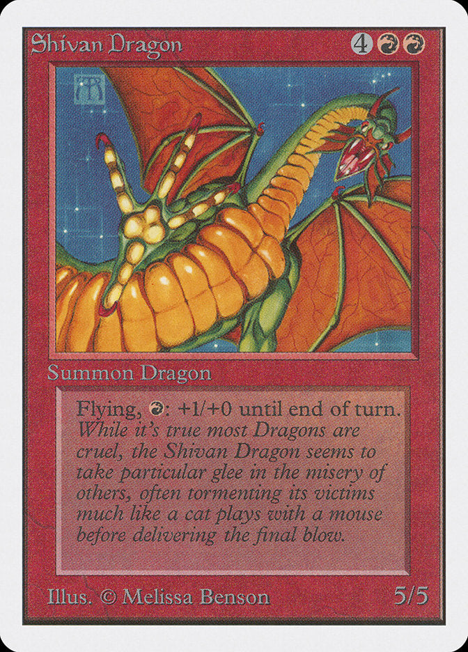 Shivan Dragon [Unlimited Edition] | Anubis Games and Hobby