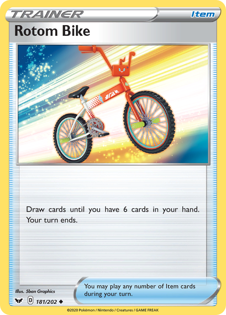 Rotom Bike (181/202) [Sword & Shield: Base Set] | Anubis Games and Hobby